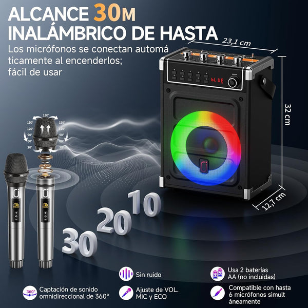 Karaoke Bluetooth Fiesta Total